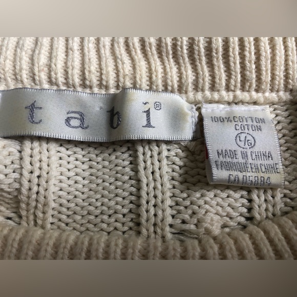 Cable knit sweater - Picture 3 of 5